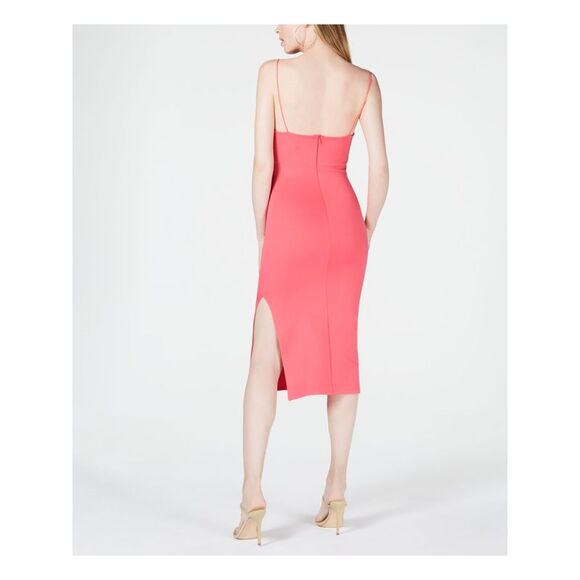 4SI3NNA Womens Spaghetti Strap Strapless Midi Cocktail Body Con Dress - Picture 2 of 3